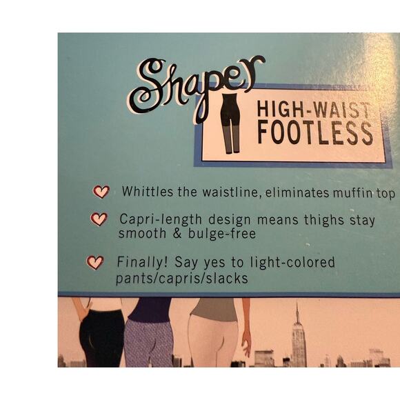 Spanx Assets High Waist Footless Shaper, Nude Plus Size 6, NWT, Deadstock - Picture 4 of 6